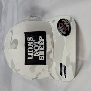 Lions Not Sheep white camo S/M cap